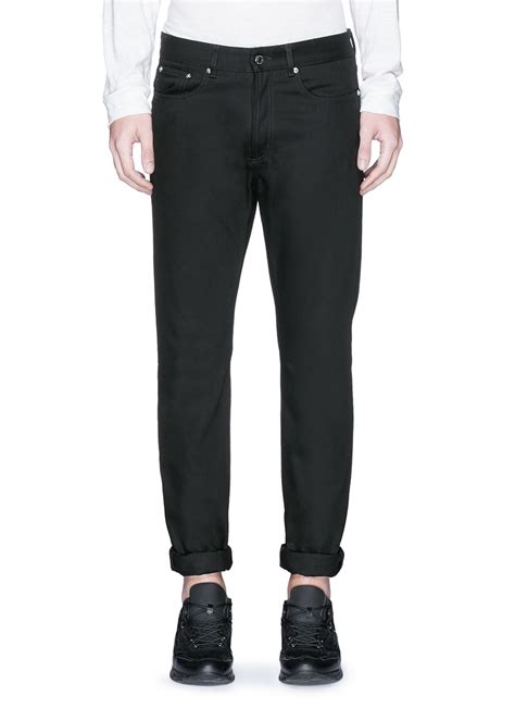 black givenchy jeans|Slim fit jeans in denim .